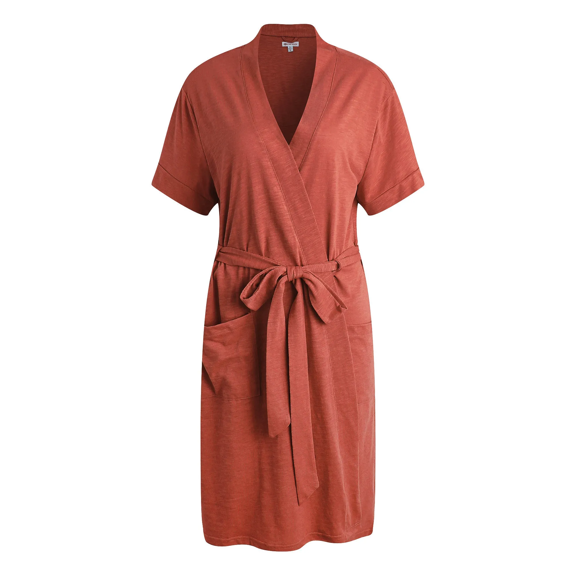 RH Robe Women's Short Sleeve Kimono Cotton Bathrobe Dressing Gown Sleep RHW2753