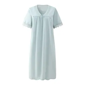 Richie House Nightgowns for Women Lightweight Long Sleeves Ladies Nightdress Pajama RHW4070