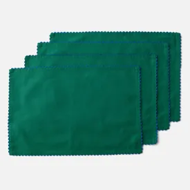 Scallop Trim Placemat, Set of 4