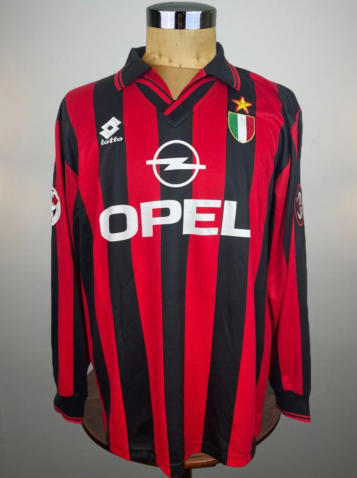 Shirt | AC Milan | 1996 | Edgar Davids | vs Inter Milan