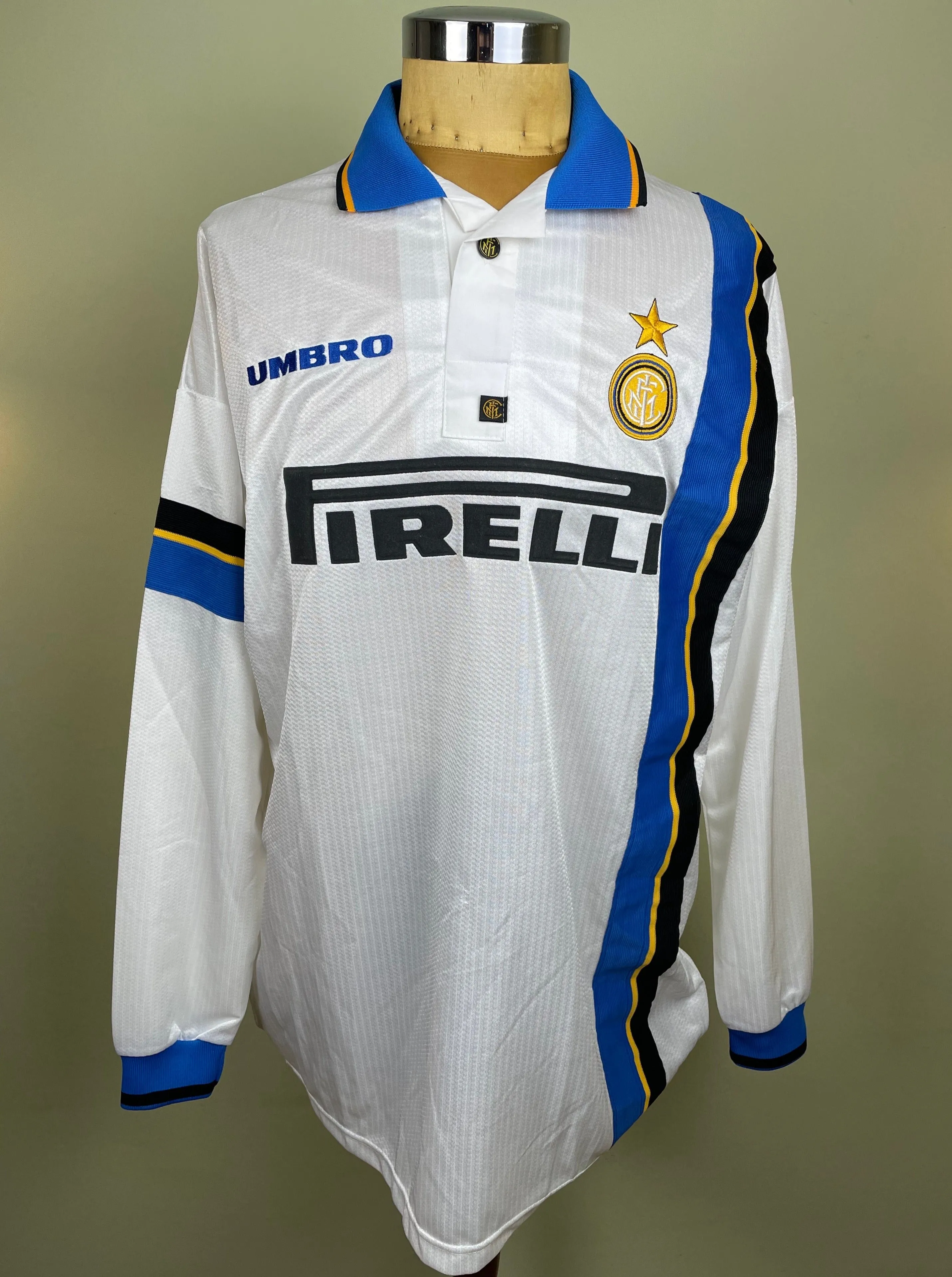 Shirt | Inter | 1997 | Javier Zanetti | Matchworn