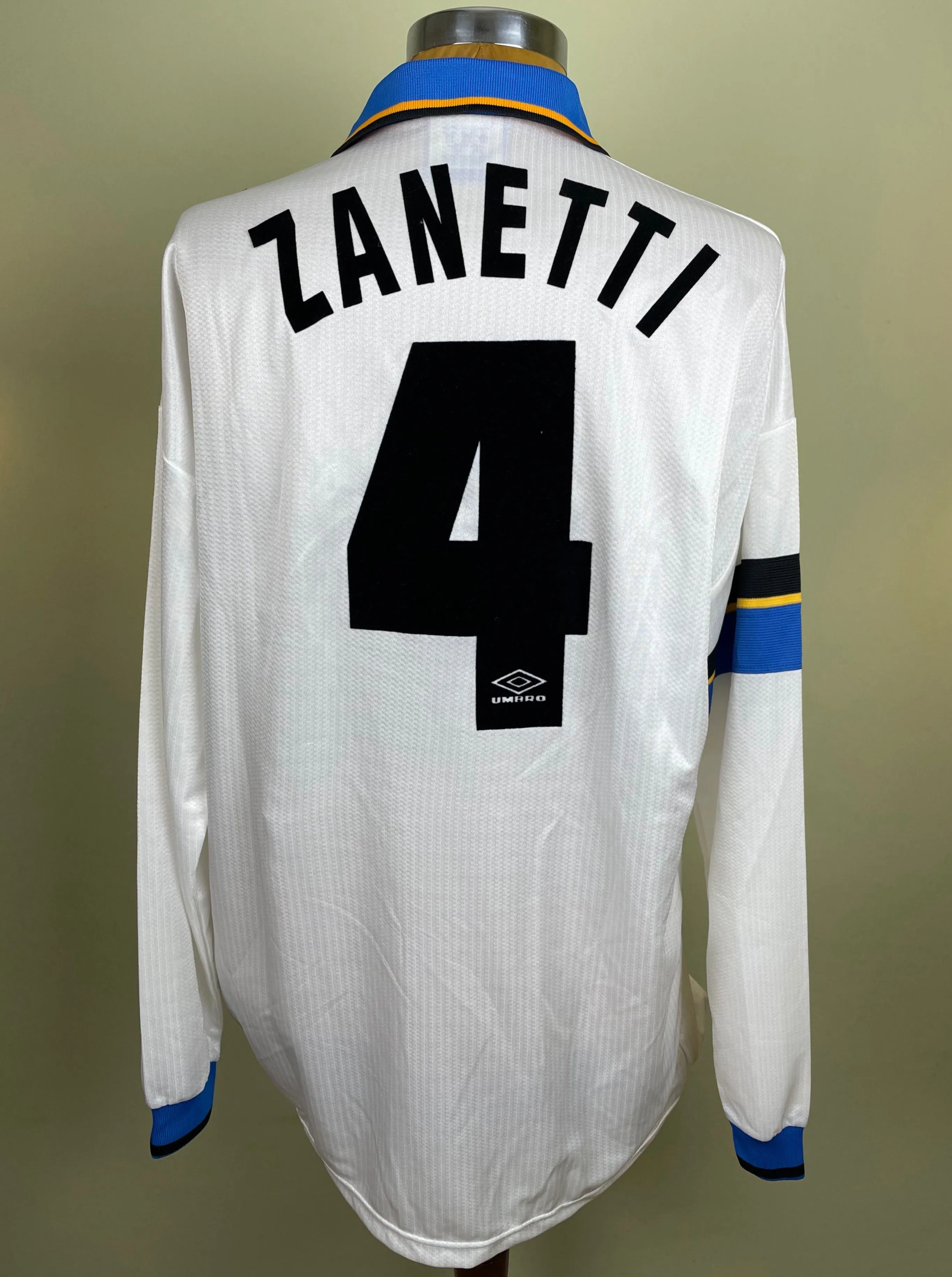 Shirt | Inter | 1997 | Javier Zanetti | Matchworn