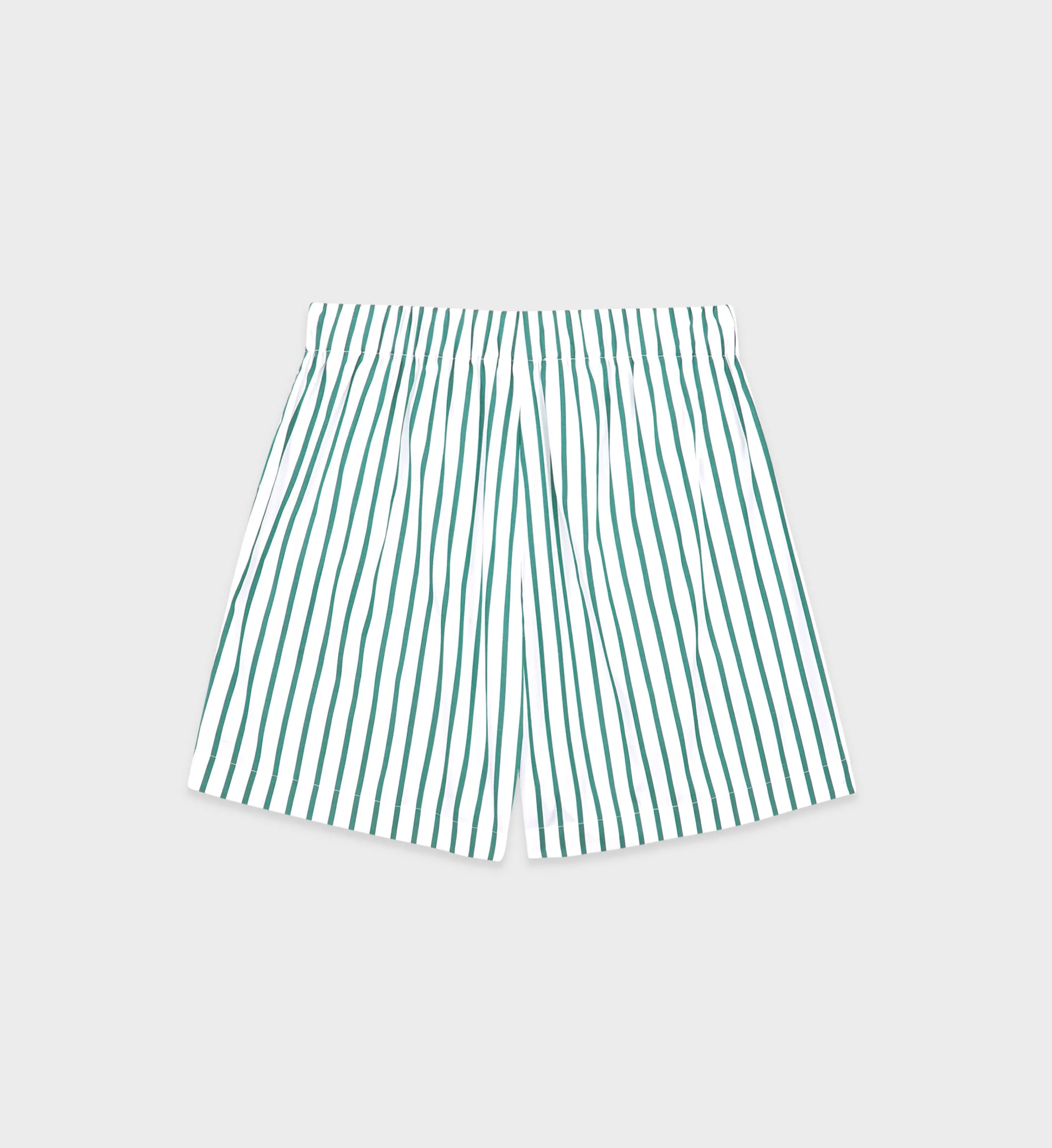 SRC Poplin Short - Green Striped