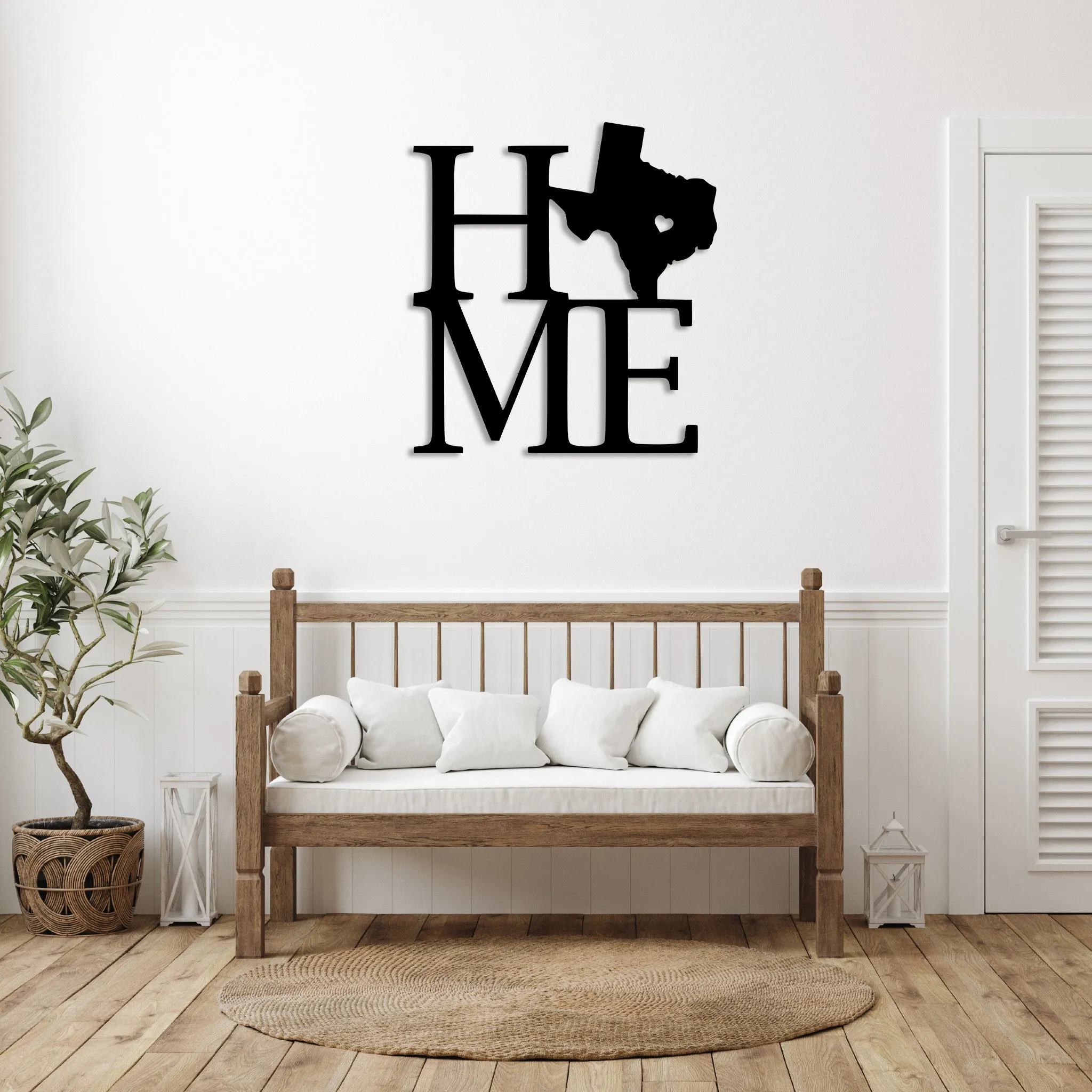 Texas Home - Metal Wall Art