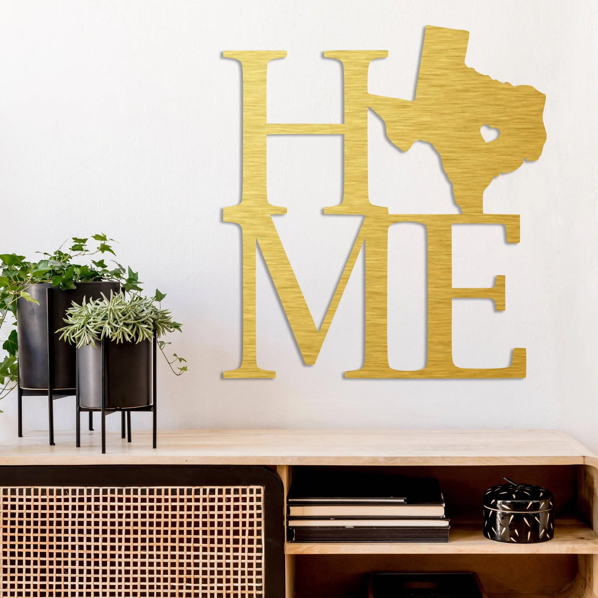 Texas Home - Metal Wall Art