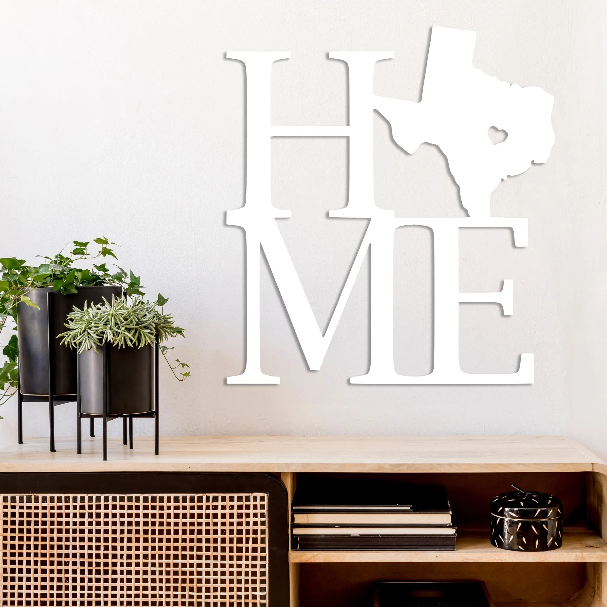 Texas Home - Metal Wall Art