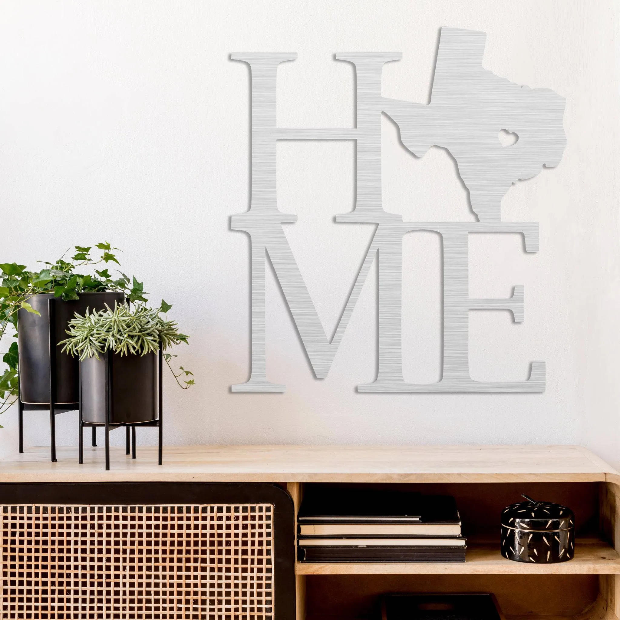 Texas Home - Metal Wall Art