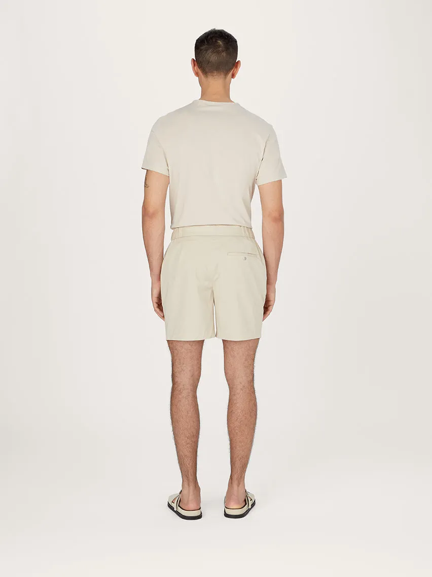 The 12 Shorts 9" || Beige | Stretch Cotton