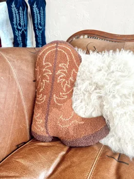 The Cowboy Boot Hook Pillow