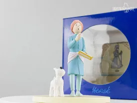 Tintin in Robes & Snowy - Cigars Pharaoh Coffret/Box Scene Moulinsart Figurine 9cm Model