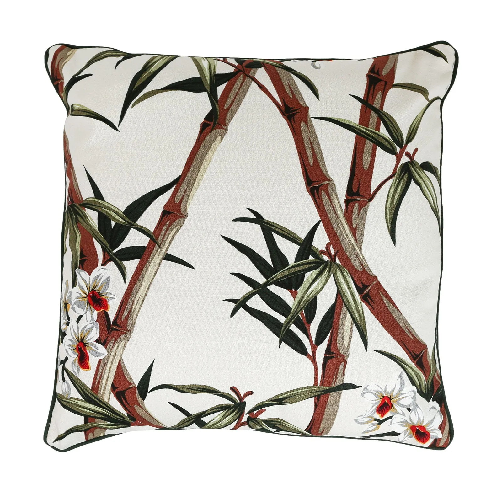 Tropical bamboo cushion - medium