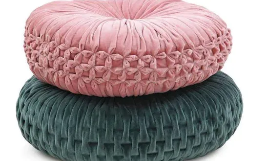 Velvet Round Handmade Pillow