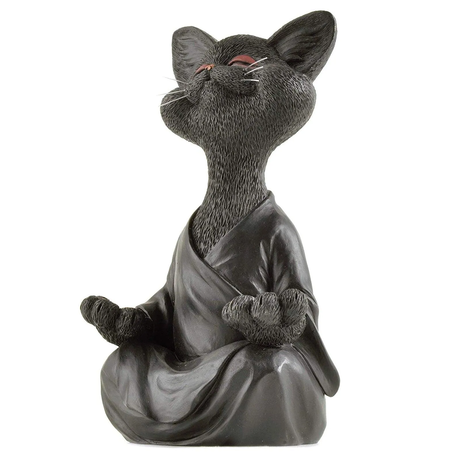 Whimsical Buddha Cat Figurine