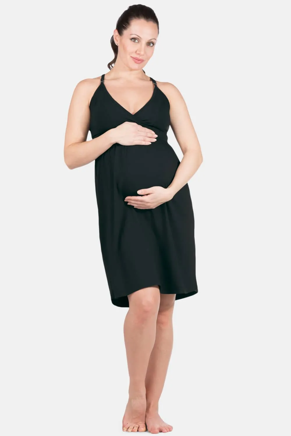 Wireless EcoFabric? Maternity Nursing Nightgown