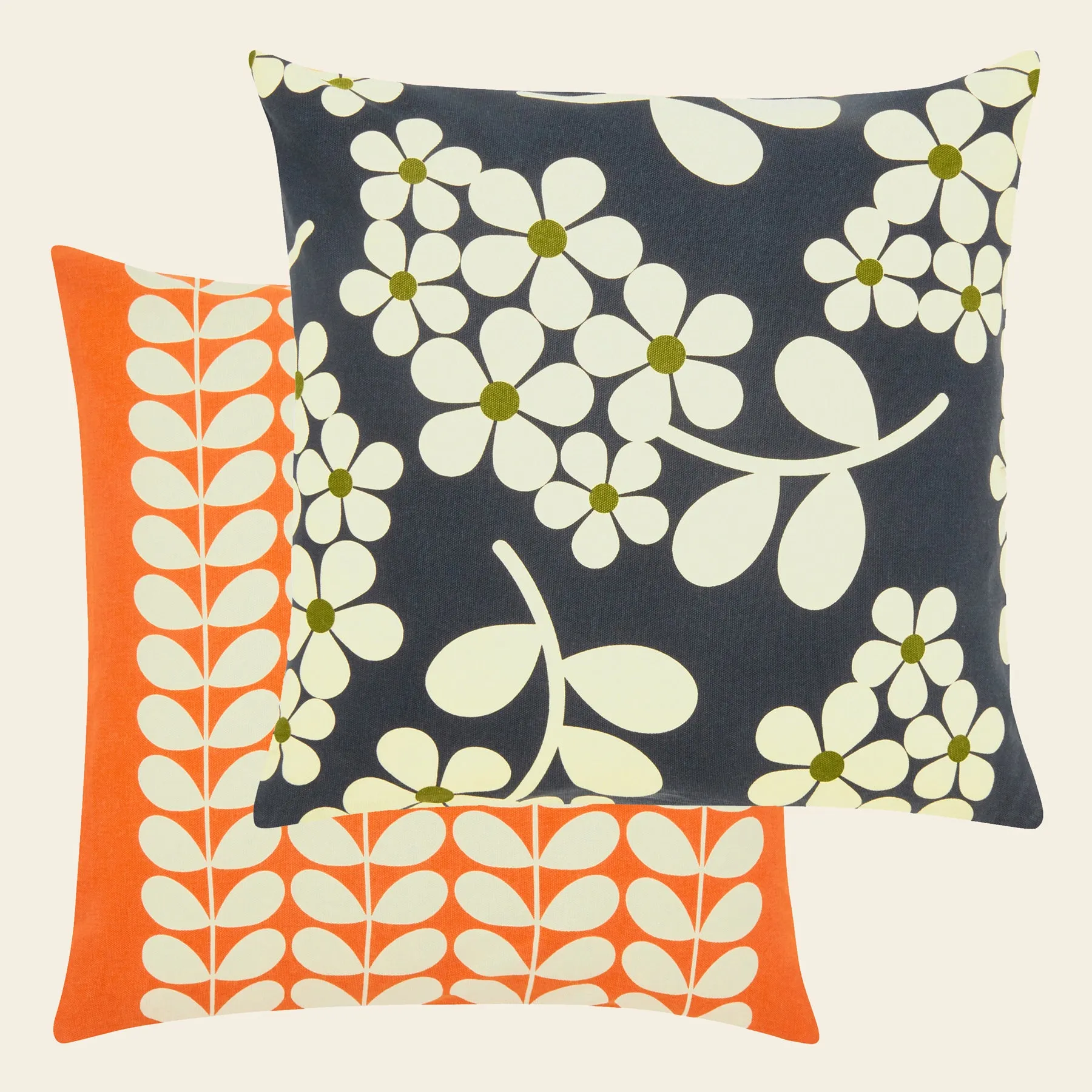 Wisteria Cushion - Navy