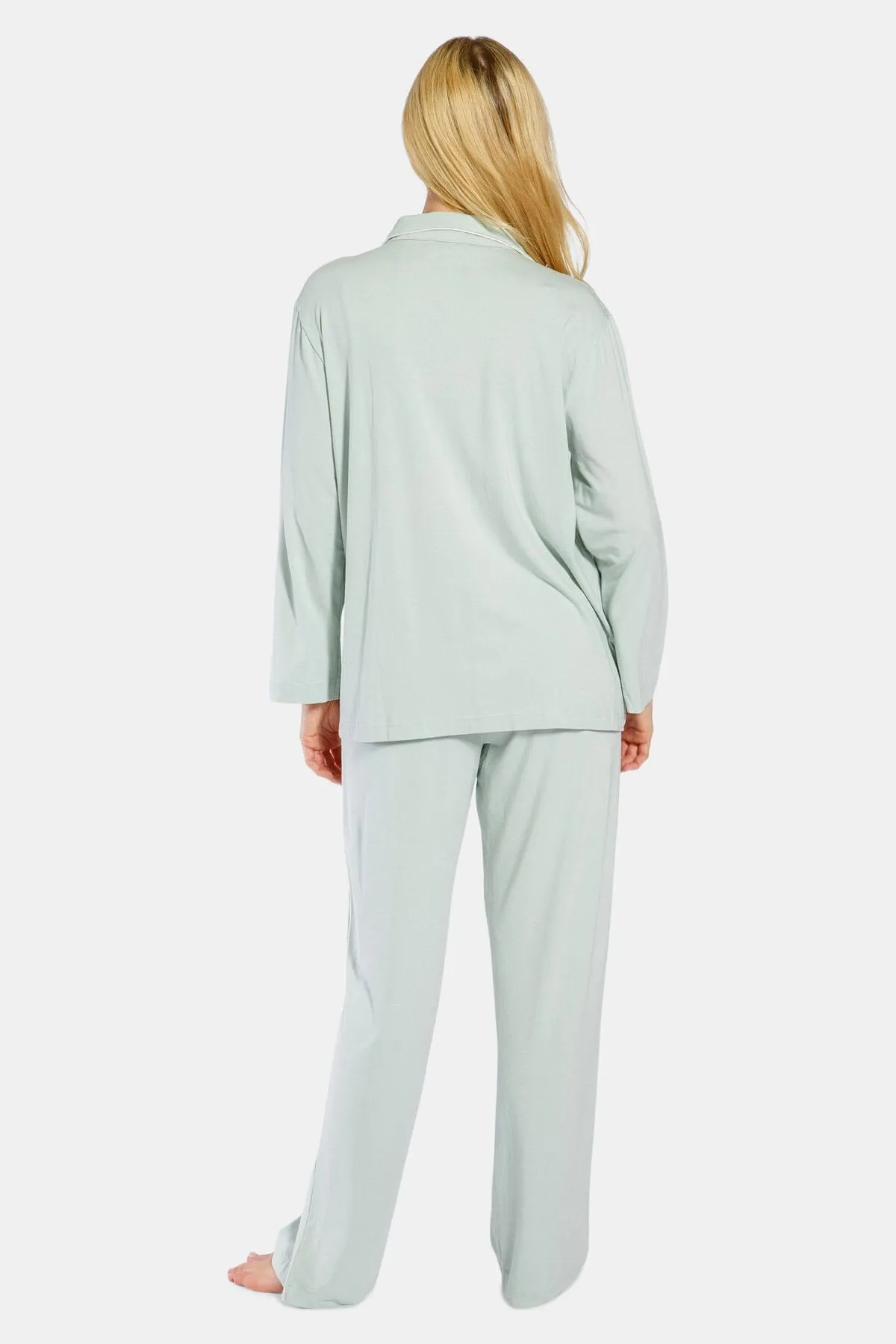 Women's Full Length Jersey Pajama Set with Gift Box