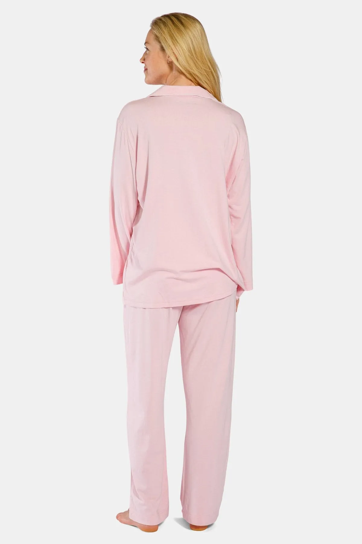 Women's Full Length Jersey Pajama Set with Gift Box