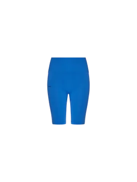 Women's Plant-Stretch Compressive Cycle Shorts—Cobalt Blue