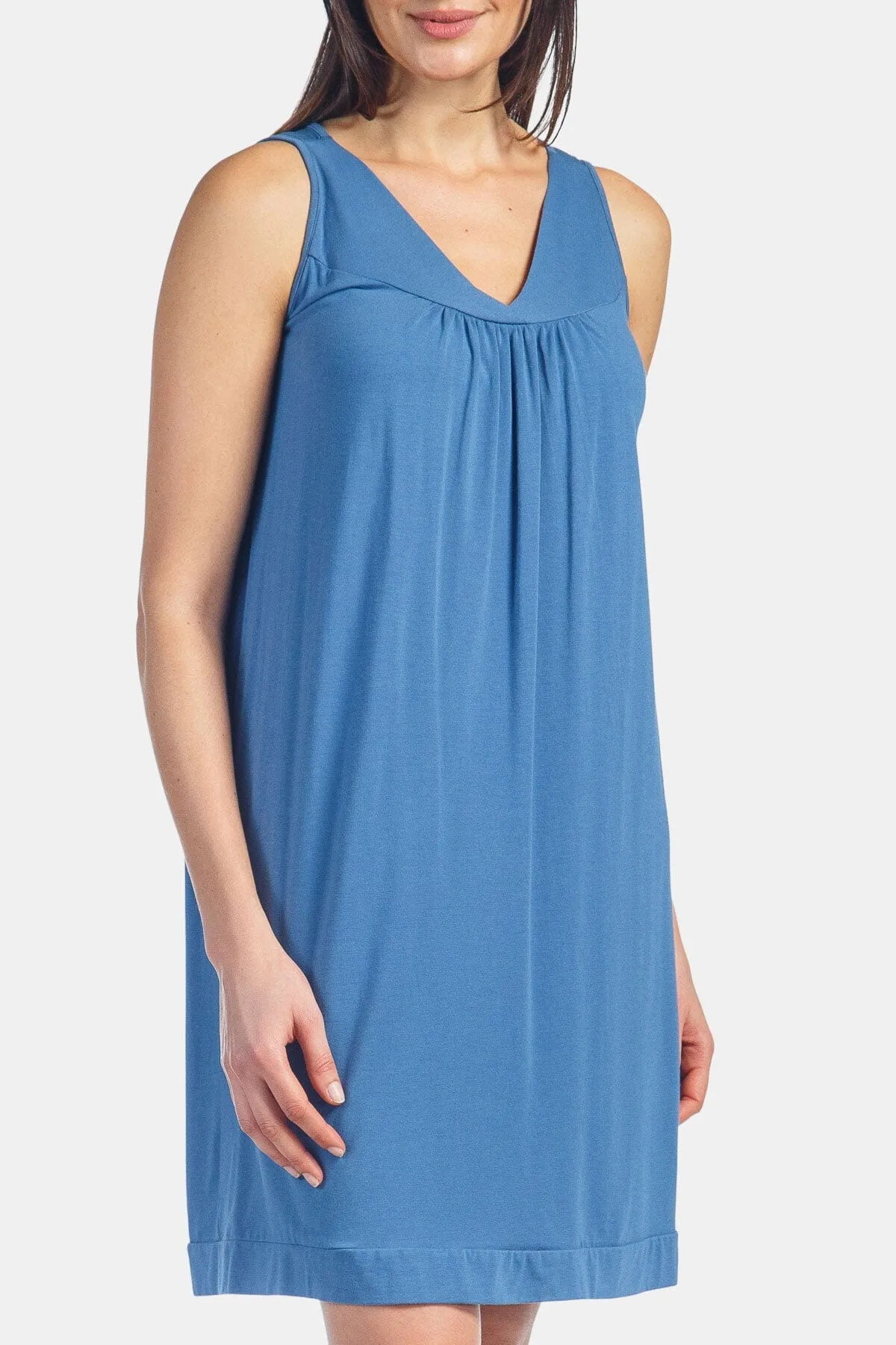 Women's Sleeveless Jersey Nightgown - Relaxed Fit