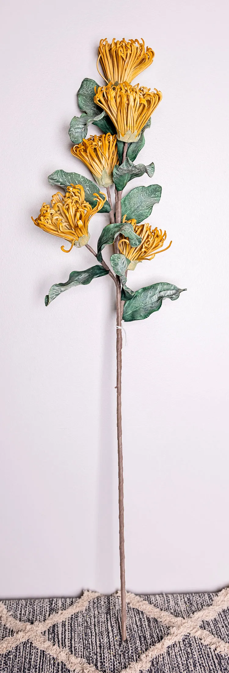 Yellow Chrysanthemum Flower Stem