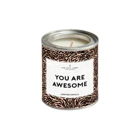 'You Are Awesome' Candle Tin | Jasmine & Vanilla | 90g